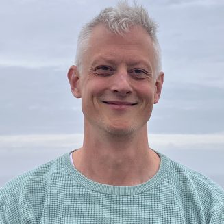 Foto Michiel bij zee
